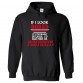 If I Look Bored it's because I'd Rather be watching Football Funny Hoodie